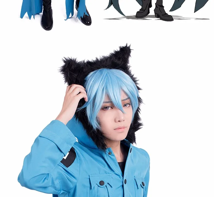 Rolecos Новое поступление Аниме servamp Для мужчин Костюмы для косплея kuro "Sleepy Ash или микрофибры" Карнавальная одежда комплект куртка Брюки для девочек полный набор