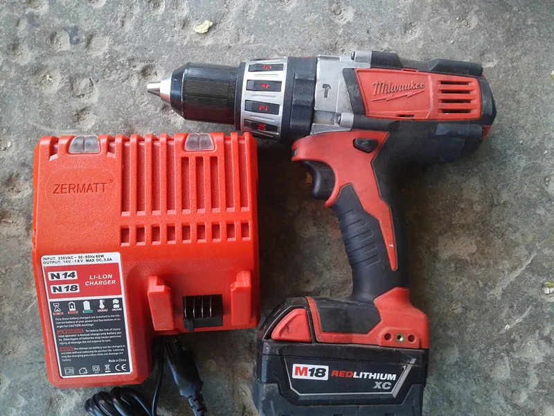 nuevo Milwaukee M18 & nbsp Vokey de segunda mano; de litio taladro taladro del impacto, destornillador eléctrico|screwdriver ratchet|screwdriver electricscrewdriver keychain - AliExpress