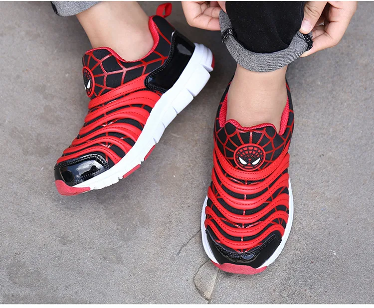 Caterpillar Boys Girls Sneakers Casual Shoes Spiderman Baby Children Hot Sport Soft Sole Breathable Kids Anti-Slippery Shoes  (16)