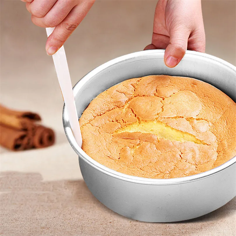 

1PCS Baking & Pastry Tools Plastic Straight Bend Kitchen Butter Cream Knife c ake decoration Tools Mixing Scraper Brush 70 80