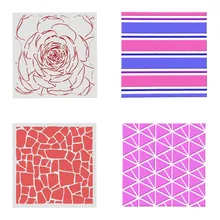 DIY день рождения торт stencil трафарет для напыления на торт украшения печати Сахар ремесло дропшиппинг Mar29