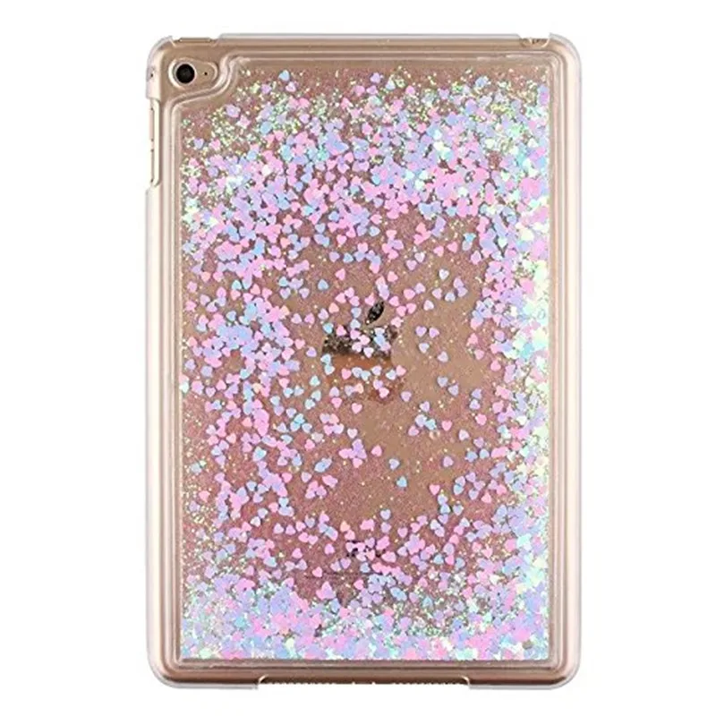 Жидкий Креативный дизайн мультяшный цветной Блестящий зыбучий песок блестящая Звезда прозрачный пластиковый чехол для Apple iPad mini 4 - Цвет: Small fresh