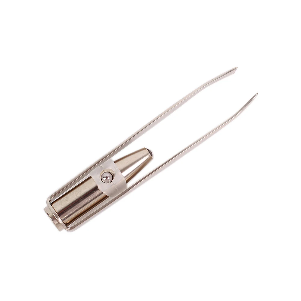 Nueva Luz LED Pinzas abrazaderas De acero inoxidable Pinzas pestañas cabello hacer herramienta Pinzas De Depilar Con Luz Nueva Luz LED Pinzas abrazaderas De acero inoxidable Pinzas pestañas cabello hacer herramienta Pinzas De Depilar Con Luz