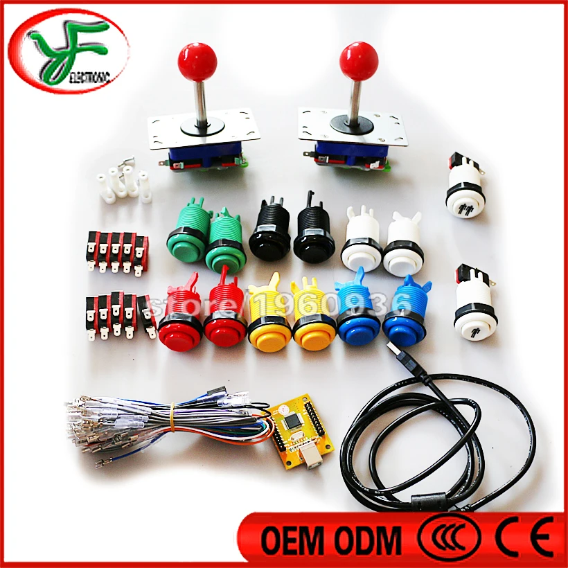 JAMMA Arcade mame DIY набор для ПК PS/3 2 в 1 USB к joystck интерфейс