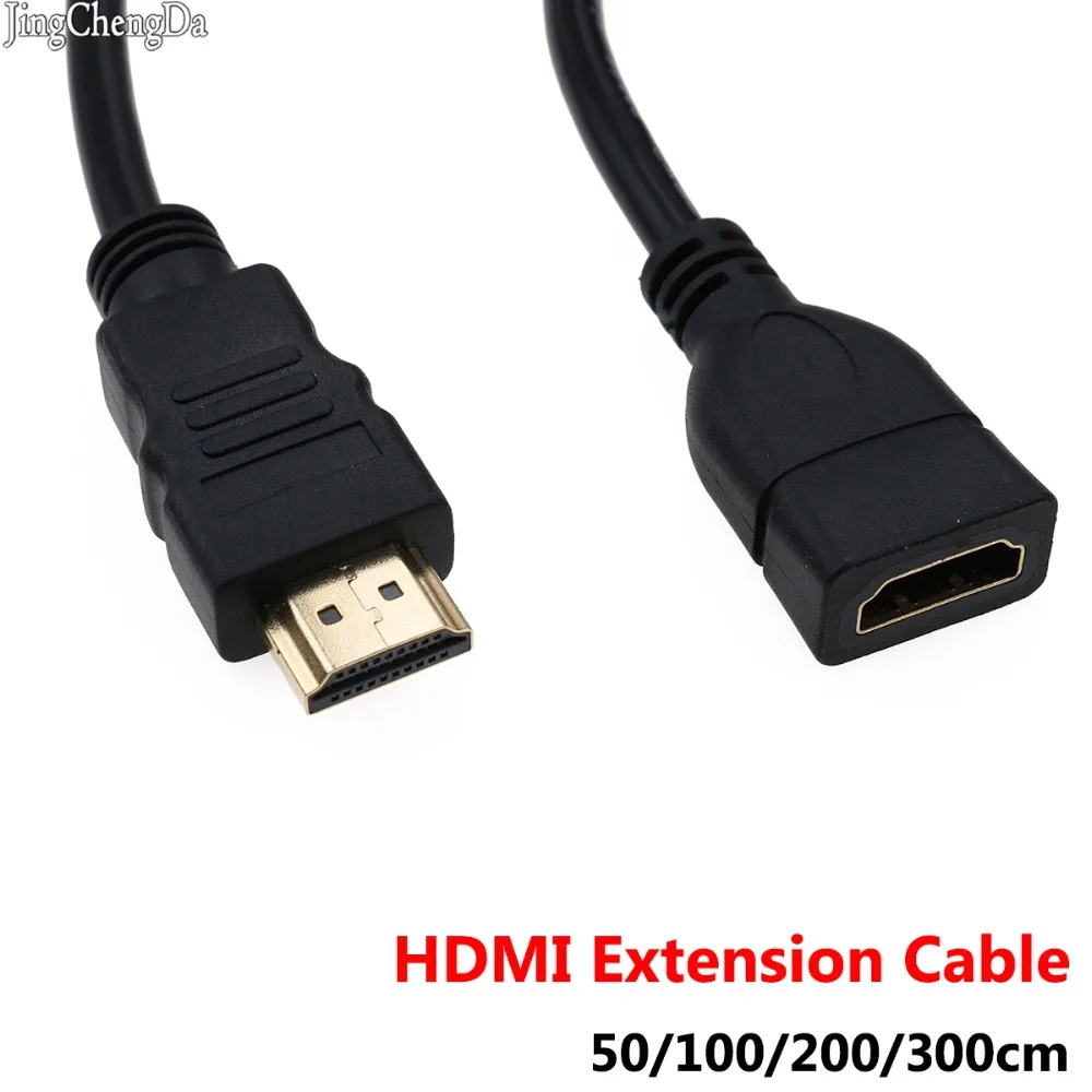 JCD HDMI Extension Cable Male to Female 50cm 1m 2m 3m HDMI Extended
