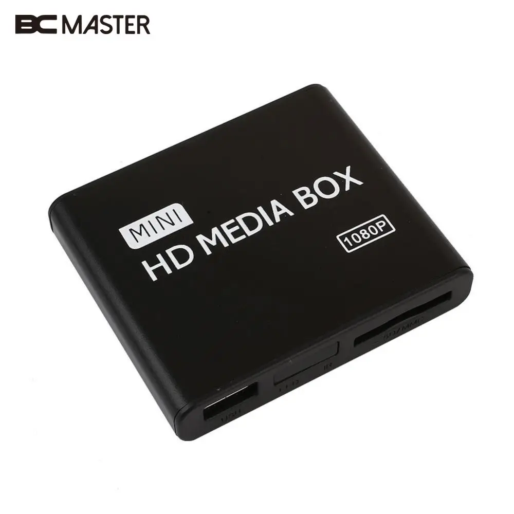 

BCMaster Mini 1080P Media Player Box Support SD Card