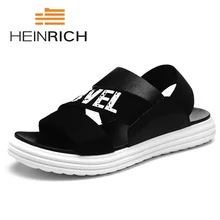 HEINRICH мужские сандалии мужские пляжные Брендовые мужские повседневные туфли кроссовки из натуральной кожи мужские Летние Сандалии Sandales Homme Dete
