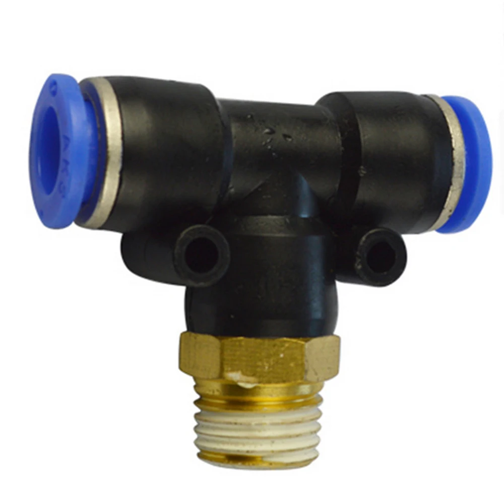 Legines Plastic & Brass Push to Connect Tube Fitting with Sealant, Male