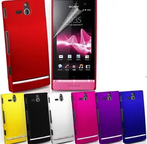 

Hybrid Hard Case Cover For Sony XPERIA U ST25I Case + 10 Colors Available