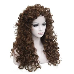 Women's Synthetic wigs Long Curly wig Blonde/brown Hair Natural Fluffy Hairstyle StrongBeauty