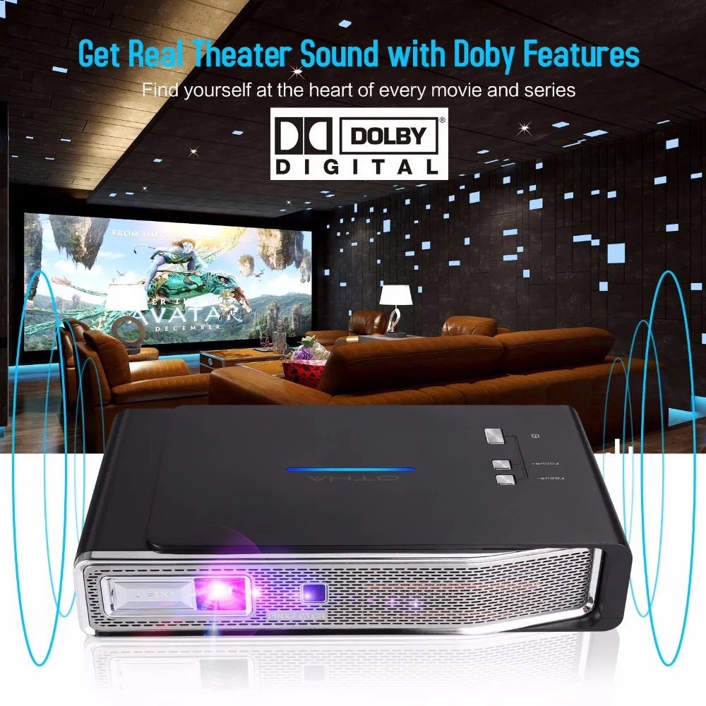 OTHA 600ANSI Iumens MiniSmart 3D Projector Home Theater ProjectorSupport 4K 1080PHD Mini Portable Projector No Built-in battrery OTHA 600ANSI Iumens MiniSmart 3D Projector Home Theater ProjectorSupport 4K 1080PHD Mini Portable Projector No Built-in battrery