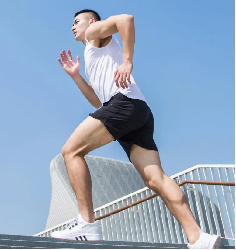 Xiaomi мужские быстросохнущие шорты, летние повседневные Светоотражающие короткие штаны, шелковистые свободные спортивные штаны для фитнеса