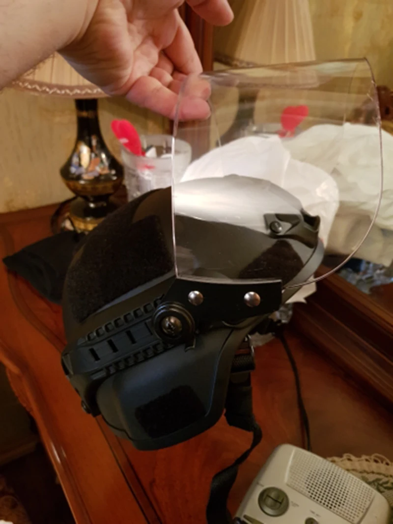 Lot De 5 Casques Tactiques SWAT Avec Lunettes De Protection - Airsoft / Paintball