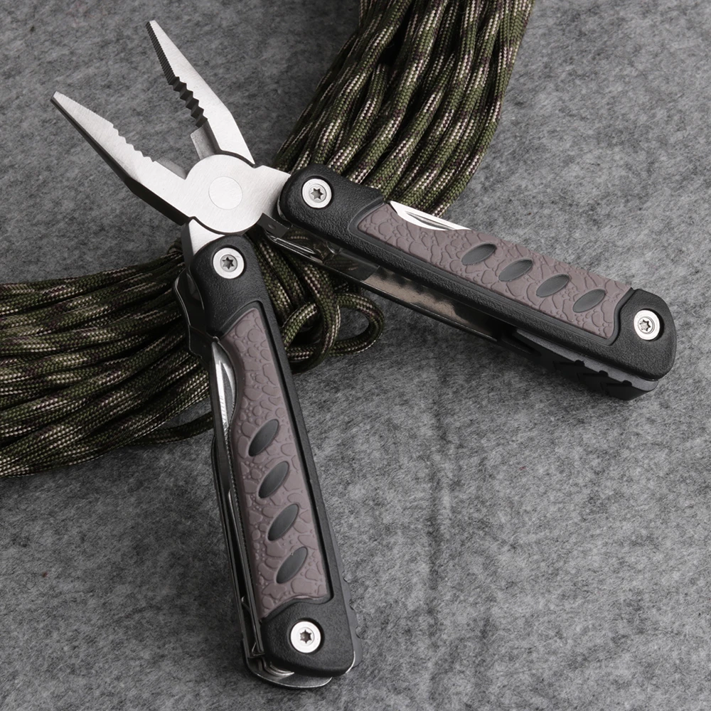

Multifunctional Outdoor Survival Tools Folding Pliers Combination Screwdrivers Multitool with Knife Opener Saw