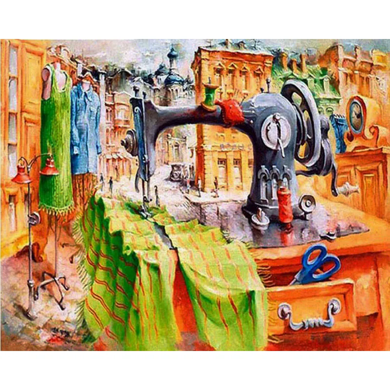 

Y013 YIKEE Sewing machine diamond painting,diamond painting kit,daimond painting