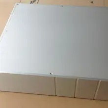 A-024 CNC все алюминиевый корпус шасси в корпусе коробка для DIY аудио усилитель мощности 450 мм* 120 мм* 411 мм