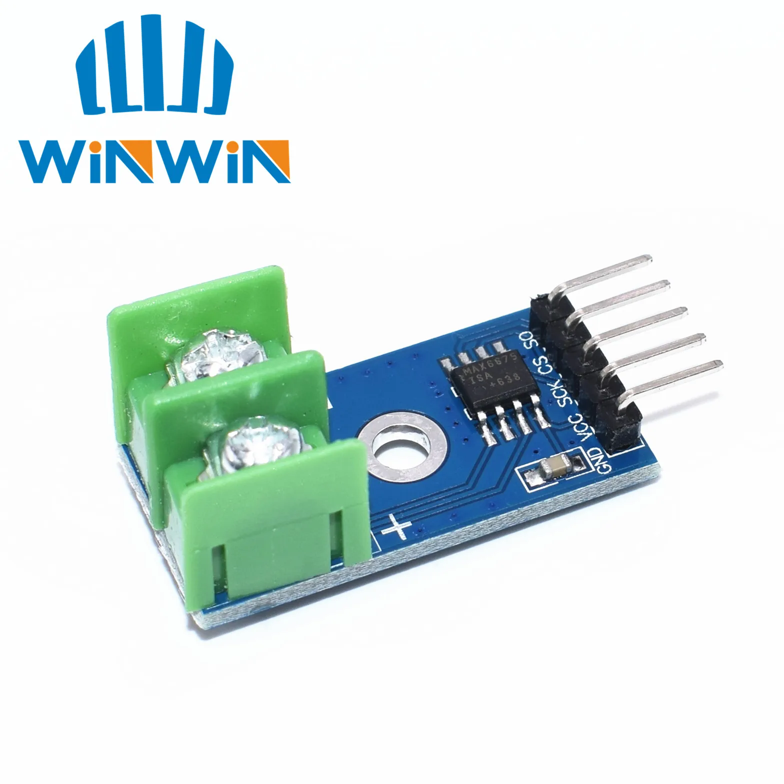

I45 1pcs MAX6675 K-type Thermocouple Temperature Sensor Temperature 0-800 Degrees Module