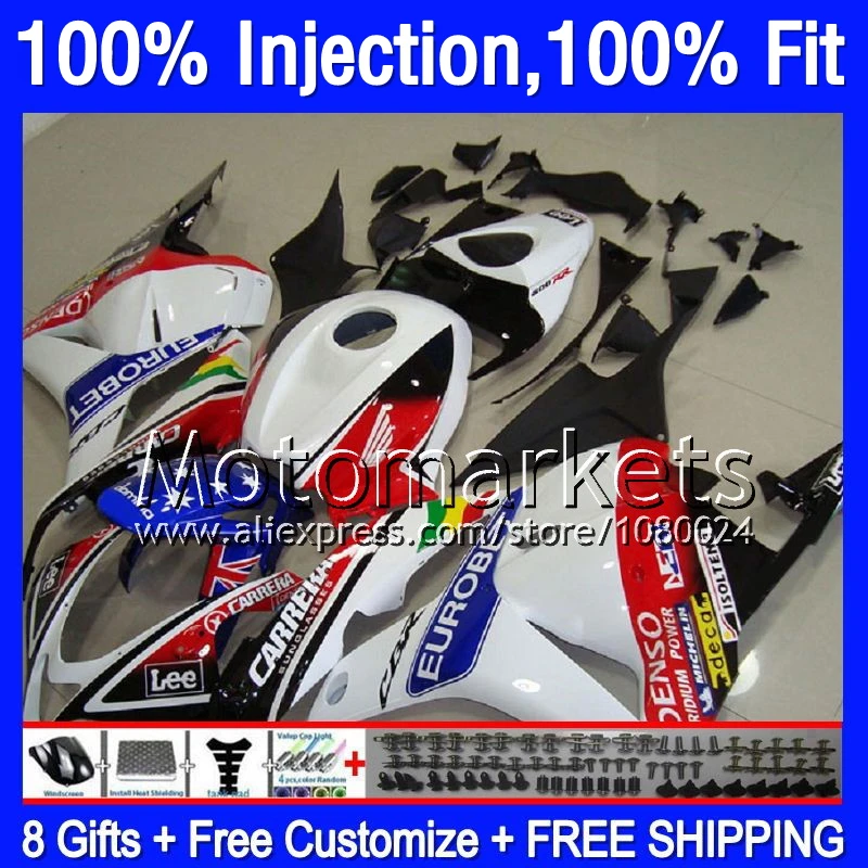 8 Подарки F5 EUROBET Для HONDA CBR600RR 2009 2010 2011 2012 CBR 27MK43 Красный 600RR 600 RR CBR600 09 10 11 12 Инъекций