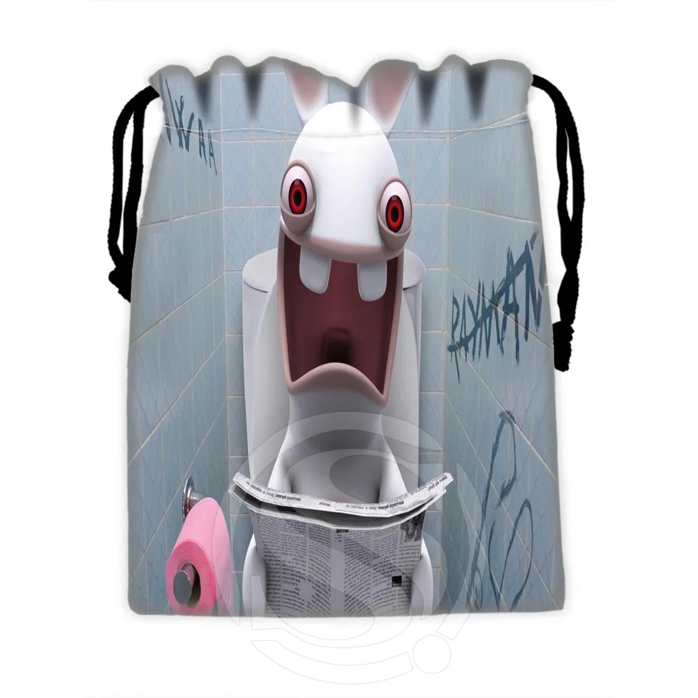 

Hot selling Rayman Raving Rabbids Drawstring Bags Custom Storage Printed Receive Bag Compression Type Bags 18X22cm Storage Bags