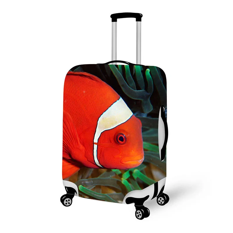 Защитные чехлы для чемоданы Путешествия Аксессуары для рыбы багажная крышка valise maletas voyageur copri valigia housse kofferhoes