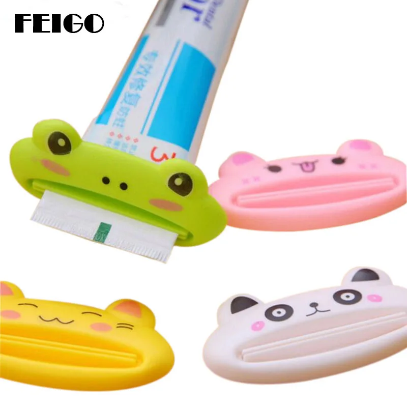 FEIGO 1Pc Cute Animal Multifunction SqueezerToothpaste Squeezer Home Tube Rolling Holder Squeezer Easy Toothpaste Dispenser F102 FEIGO 1Pc Cute Animal Multifunction SqueezerToothpaste Squeezer Home Tube Rolling Holder Squeezer Easy Toothpaste Dispenser F102