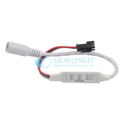 Mokungit sp002e DC5-24V Mini 3 ключ WS2801 ws2811lpd6803 LPD8806 TM1809 UCS1903 ucs9812 apa102 apa104 Светодиодные ленты контроллер Диммер