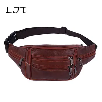 

LJT Waist Bag Women PU Leather Waist Fanny Pack Bags Luxury Brand Fashion Chest Belt Pouch Phone Bag Bolosa marsupio uomo
