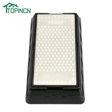 TOPINCN 400 1000 зернистость профессиональная точилка для кухонных ножей камень двухсторонний Алмазный точильный камень кухонные заточки инструменты