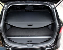 Rear Trunk Security Shield Cargo Cover Parcel Shelf Black 1pcs For Hyundai Tucson IX35 2010-2014(Only for European model)