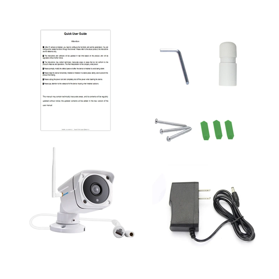 ESCAM PVR001 720 P 1MP HDCamcorder Водонепроницаемый HD для умного дома безопасности Системы Baby