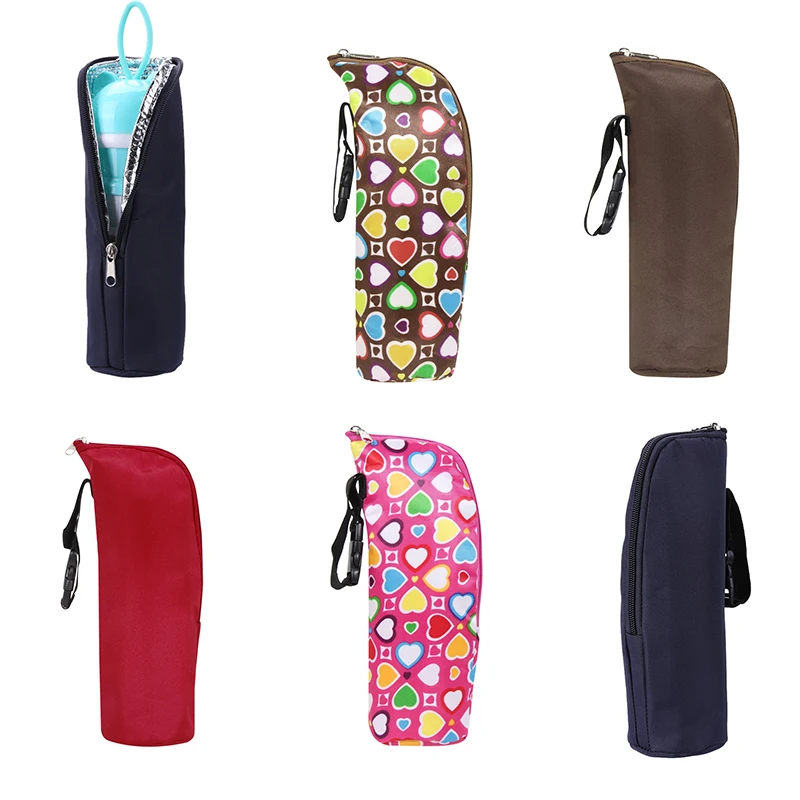 Baby Water Milk Warmers Bottle Holder Bags Portable 350ml Feeding Insulation Bag Stroller Hanging Accesso |