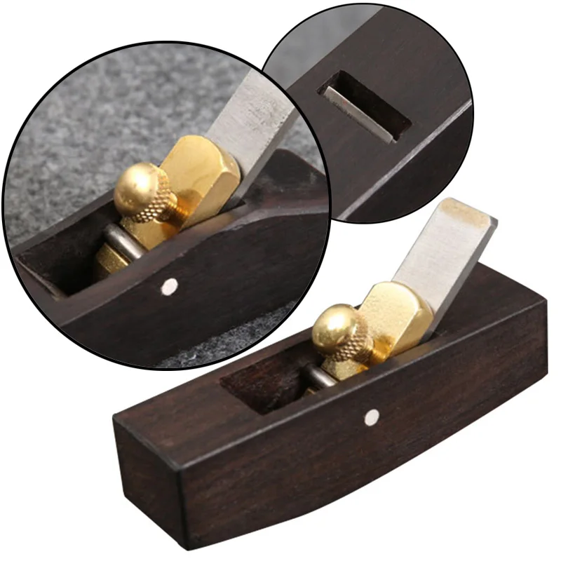 1pc DIY Mini Hand Planes Carpentry Carpenter Ebony Joinery Woodwork