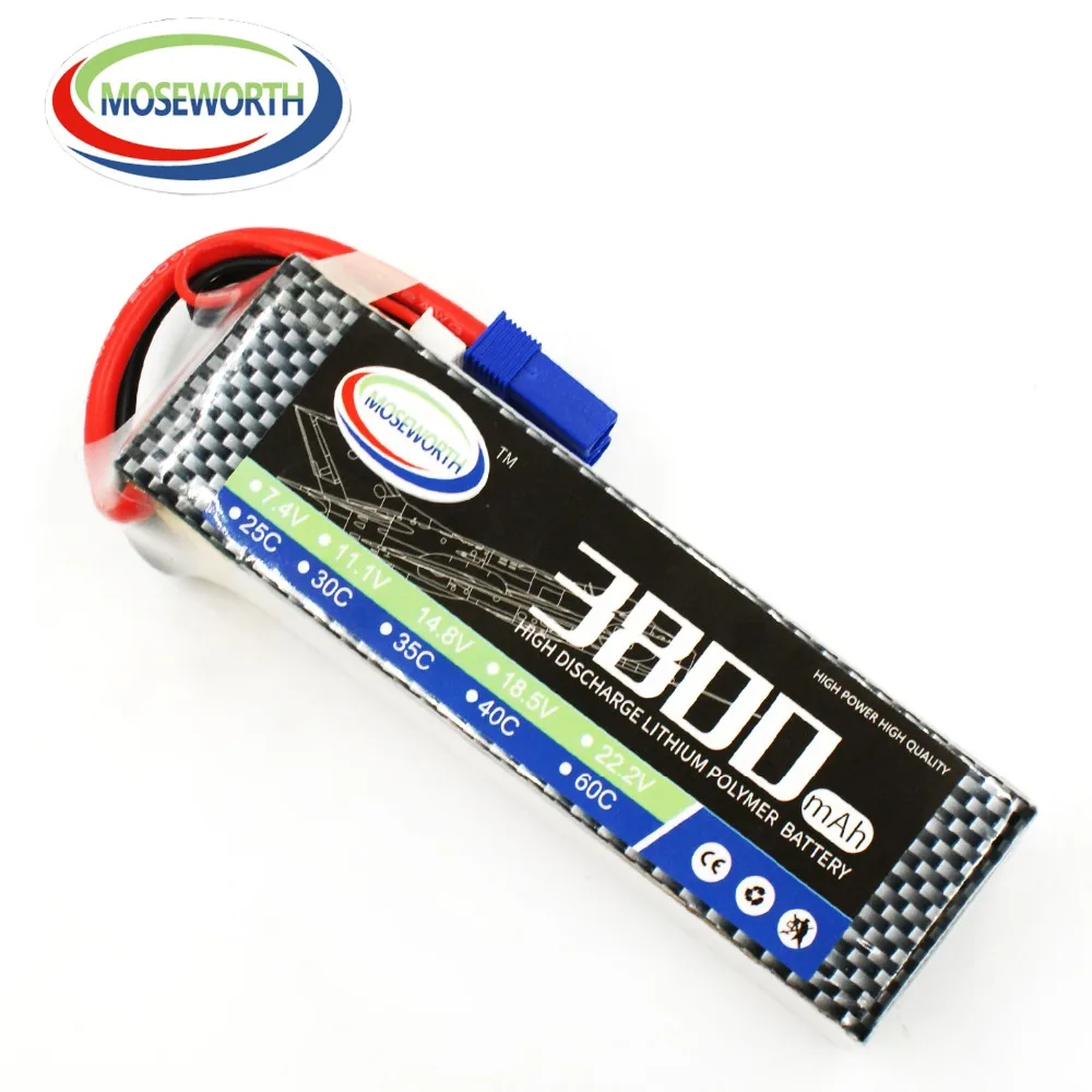 3S RC игрушки LiPo Батарея 11,1 V 1500 2800 3500 3800 4200 5200 6000 мА/ч, 30C 40C60C для радиоуправляемый самолет, Квадрокоптер вертолет автомобильных аккумуляторов 3S