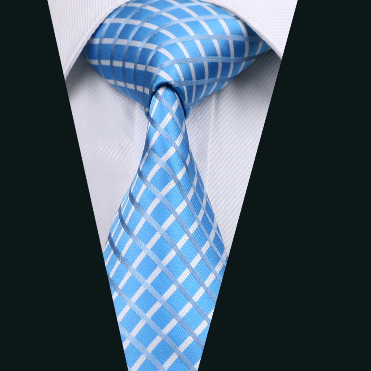 mens blue silk ties