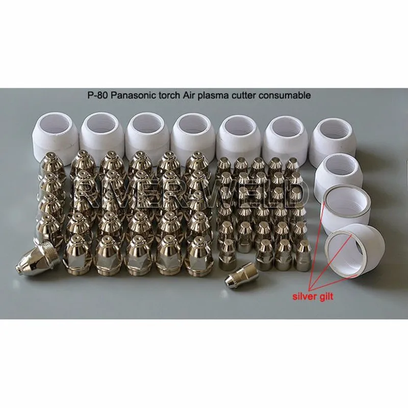 New Arrival high grade P80 Panasonic Air Plasma Cutting Cutter Torch Consumables Plasma TIPS Nozzles 60/80/100Amp Plasma 70PK New Arrival high grade P80 Panasonic Air Plasma Cutting Cutter Torch Consumables Plasma TIPS Nozzles 60/80/100Amp Plasma 70PK