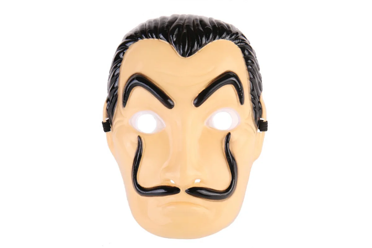 Пластиковая маска Dali на Хэллоуин бумажный домик декор для косплея маскарад