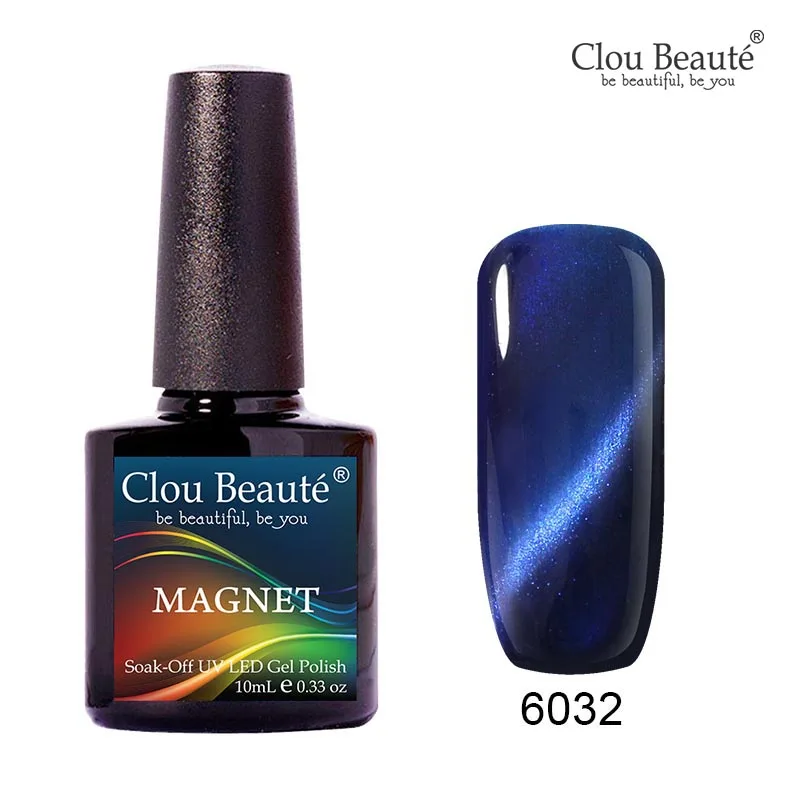 6032 Clou Beaute био-Гели Soak off солнцезащитные очки "кошачий глаз", гель, лак для ногтей, unhas em гель лак для ногтей бежевый и черный цвета зеленый Магнитный Гель-лак Лаки Гель-лак для ногтей, 6032 - Цвет: 6032