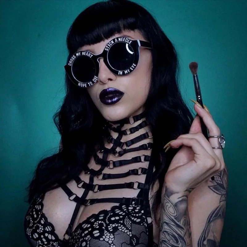 Party Queen Bandage Body Harness For Women Rave Wear Lingerie Sexy Charming Straps Garter Belt Cupless Bustier Top Punk