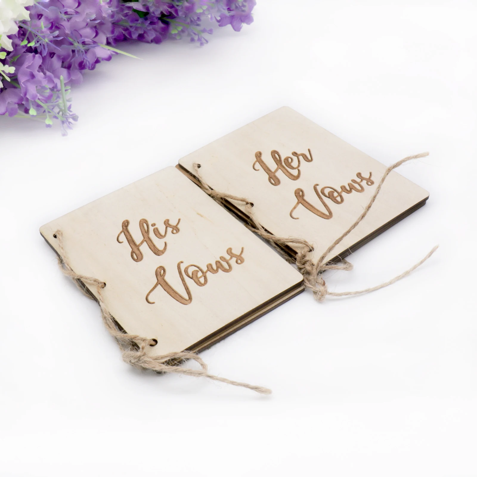 2 шт./компл. винтажная творческая книга с надписью His Vows And Her ручные буклеты набор