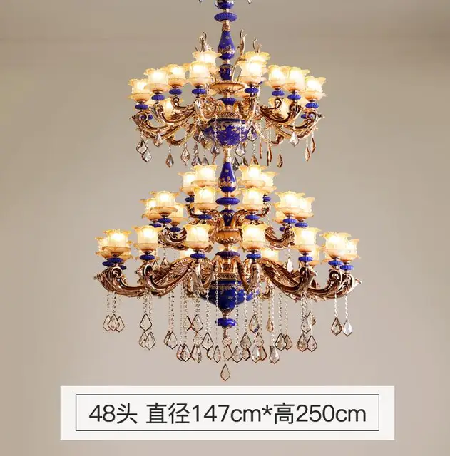 huge modern chandelier