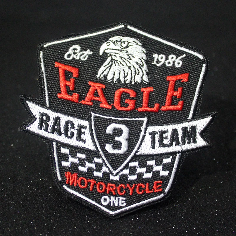 

Pulaqi Punk Biker Patch On Clothes Embroidered Patches For Clothing Iron On Patches Rock Band Patch Badges Stickers For Clothes