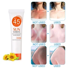 Солнцезащитный крем для лица, увлажняющий, освежающий, не жирный светильник, анти-УФ, Отбеливание тела, солнцезащитный крем, уход за лицом