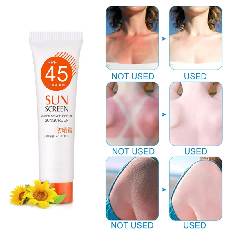 

Facial Sunscreen Cream Moisturizing Refreshing Not Greasy Light Anti-Uv Body Whitening Sunscreenuv Face Care