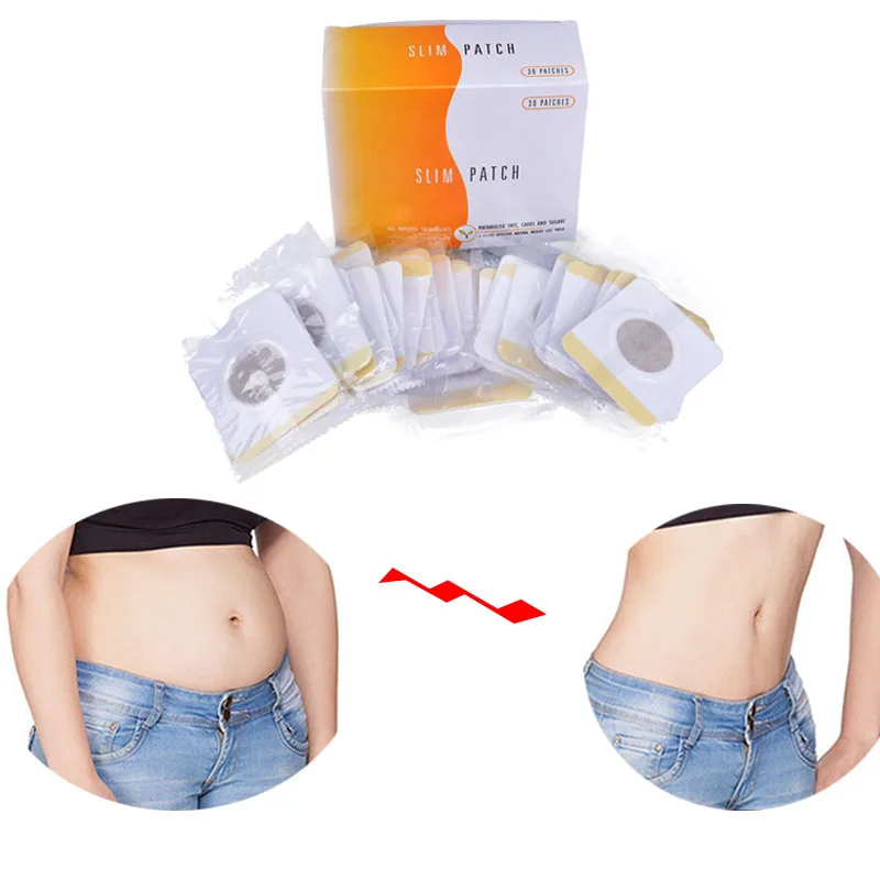 Slim-Patch 30pcs Weight Loss Products Body Slimming Slim Patch Navel Stick Cellulite Fat-Burning Abdomen Magnetic Patches