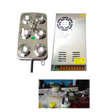 6 головок увлажнитель воздуха тумана промышленный увлажнитель из нержавеющей стали материал