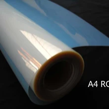 A4 размер рулона 0.21 М широкий струйный водонепроницаемый Млечный Пленка ПЭТ для чернил краски принтера