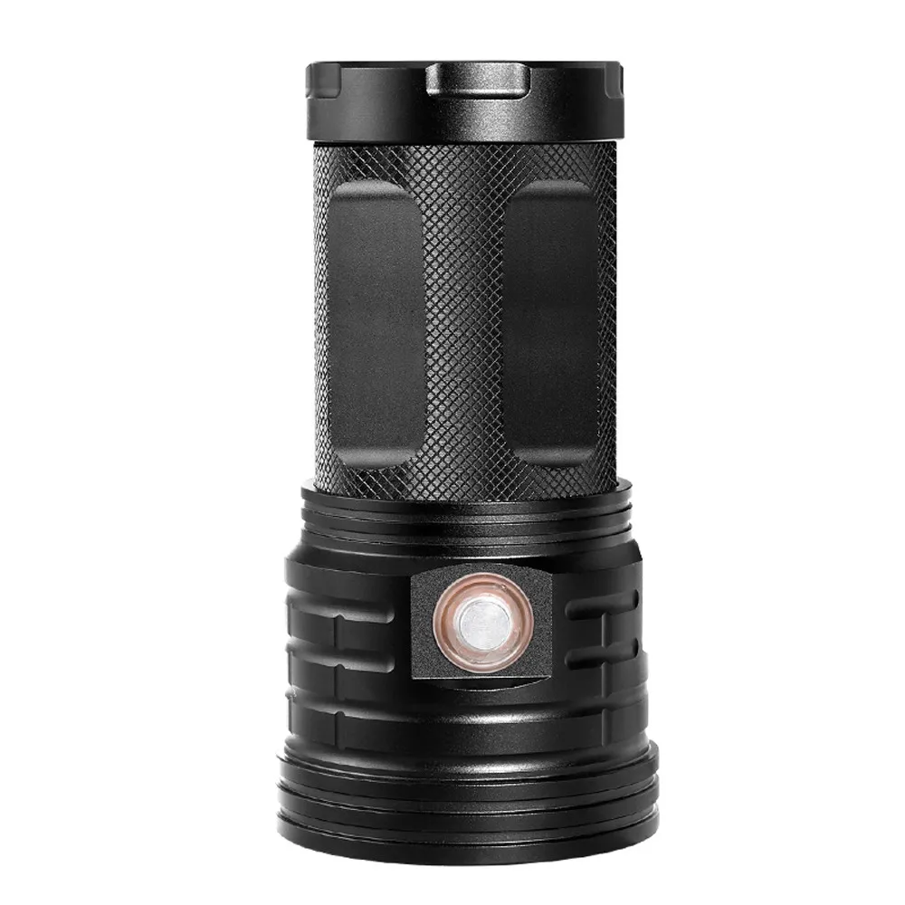 

Outdoor 8X T6 LED 3 Modes Flashlight Pro LED Flashlight Torch Lamp 18650 Super Bright Camping Sturdy Durable Button Strap #OX