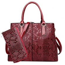 Женская сумка, женские кожаные сумки и кошельки, женские большие сумки через плечо для женщин, сумки через плечо, ручная сумка, основная Женская сумка-тоут(красная