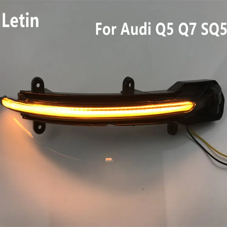 Letin для Audi Q5 Q7 SQ5 2010 2011 2012 2013 2014 2015 2016 индикатор бокового зеркала динамический