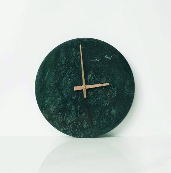 

Nordic Marble Wall Clock Modern Minimalist Bedroom Art Clocks Personality Creative Living Room Fashion Wall Watch